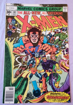 The X-Men #107 Marvel Comics 1977 in Excellent Pristine Condition 9.0 NM