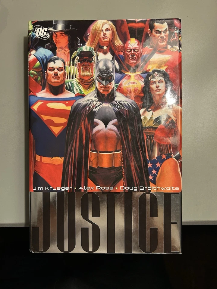 Justice Volumes 1-3 by Jim Krueger Alex Ross Hardcover, 2006 - Image 2 of 4