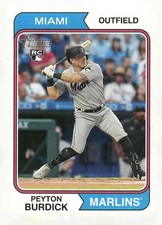 2023 Topps Heritage #322 Peyton Burdick