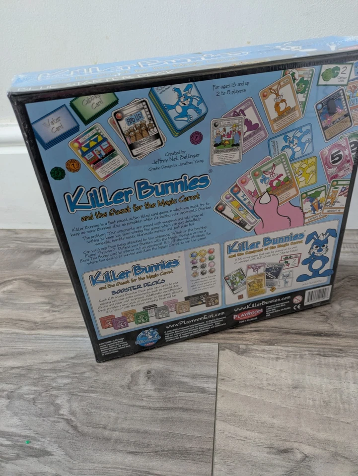 Killer Bunnies and the Quest for the Magic Carrot Blue Starter Deck + Yellow Exp - Image 3 of 4