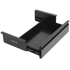VIVO Black Space Saving 16" Pull Out Under Desk Storage Drawer without Shell