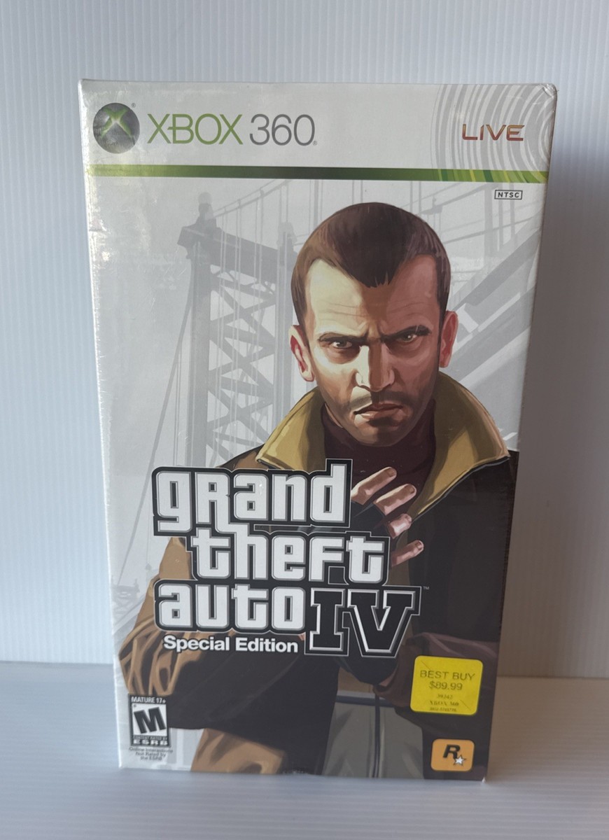 Grand Theft Auto IV FACTORY-SEALED Special Edition XBox 360