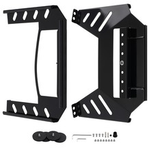 3 Flat Mount Kit for Starlink Gen RV Vans Boat Steel Powder Coated Black