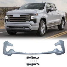 Front Upper Bumper Cover For 2022 2023 2024 Chevrolet Silverado 1500