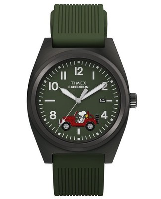 Timex Peanuts Expedition Field Grün Herren Armbanduhr TW2Y52500