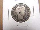 1896 - O Barber Quater. Free Shipping