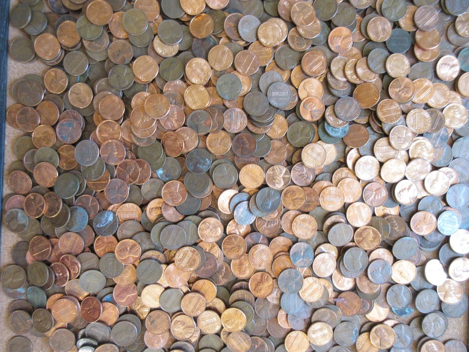 12 lbs 8oz- Lincoln Copper Memorial Cent Penny Pre 1982 Estate Find Unsearched - Image 4 of 4