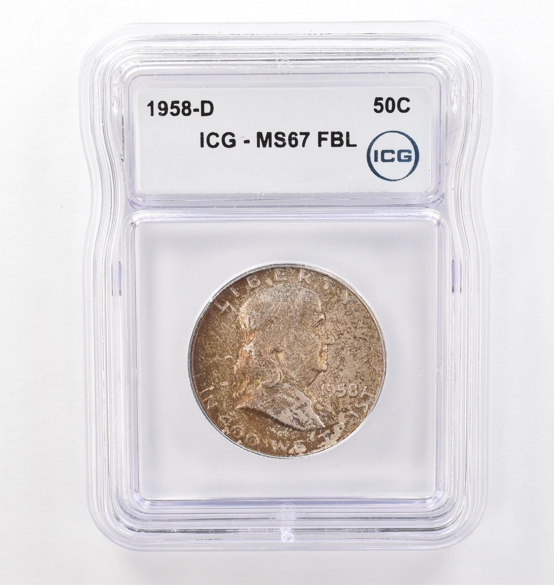 MS 67 Graded 1958 Franklin Half Dollars (1948-1963) for sale | eBay