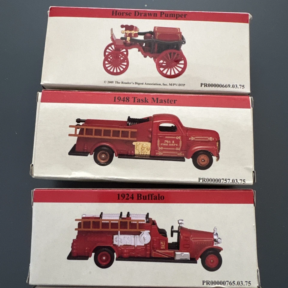 Lot Of 5-Fire Truck Die Cast In Original Box From Reader’s Digest Association - Image 3 of 4