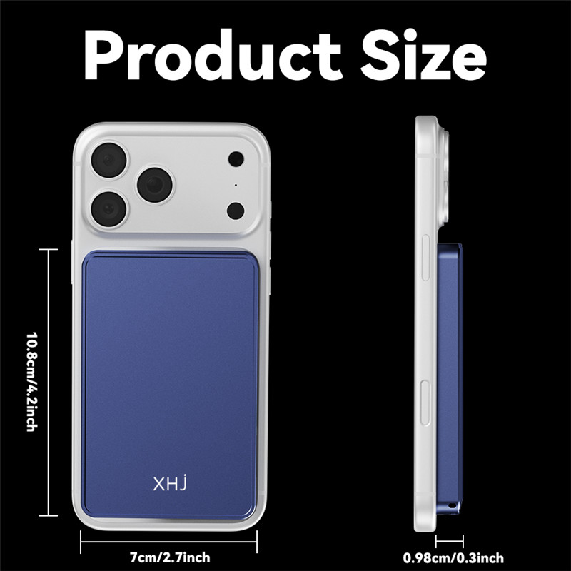 0.3&Prime; Ultra-Slim Wireless Power Bank 5000mAh Fast Charging for iPhone Android