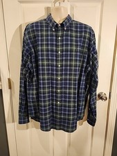 NWOT Vintage Ralph Lauren Classic Fit Tartan Plaid Button Up Shirt 2XL