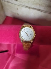 Vintage ESQ Movado Swiss Esquire Quartz 300027 Mint Condition Works!