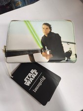 Cartera Loungefly Nueva con Etiquetas Star Wars El Retorno del Jedi Luke C3p0 Ewoks R2d2 