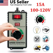 Versatile AC Motor Speed Controller 120V Electric Fan Speed RegulatorLED Display
