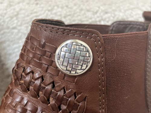 Brighton Galore Brown Ankle Boot Size 6 - Picture 6 of 14