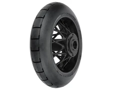 Pro-Line 1/4 Supermoto Rear Tire Pre-Mounted (Black) (1)