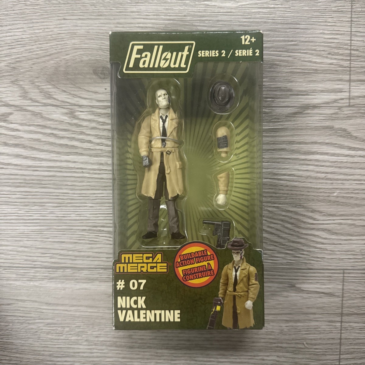 Nick Valentine Buildable Action Figure Fallout Mega Merge