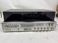 Hitachi SDP-8410H AM-FM Stereo 8 Track Turntable Record Player
