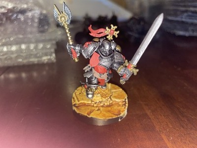 GAMES WORKSHOP WARHAMMER 40K BLACK TEMPLARS EXECRATOR AMAZING PAINT JOB. S4
