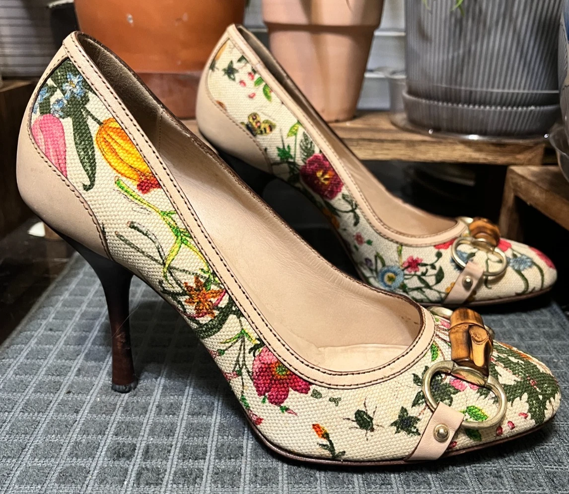 Gucci Pump Floral Heels for Women for sale | eBay