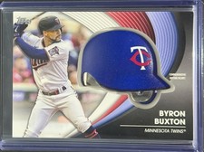 2022 Topps Series 2 Batting Helmet Commemorative Relics Byron Buxton