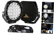 Round LED Offroad Lights 2PCS 210W 32000LM Super Bright LED 7Inch White 6000K