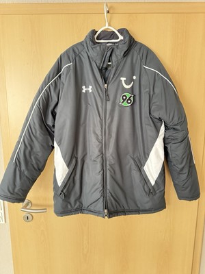 Hannover 96 Under Armour Herren Winter-Steppjacke Grau Gr. M TUI Logo,