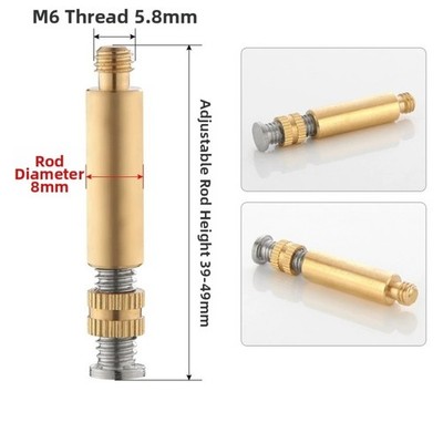 Messing verstellbare Stange f??r f??r Badewannenstopfen Reparatur M8 Gr??e Ers