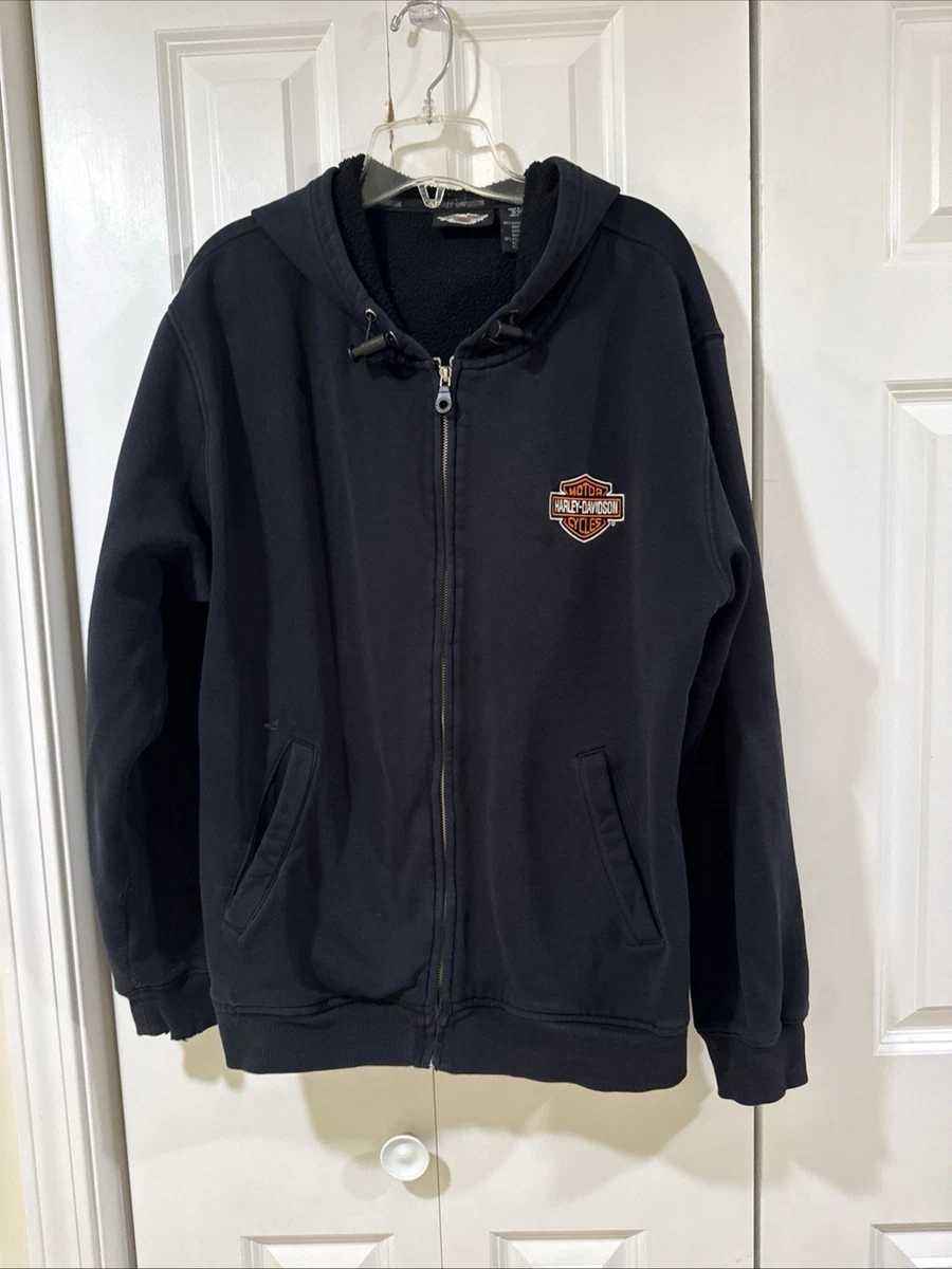 harley davidson zipper hoodie products for sale | eBay
