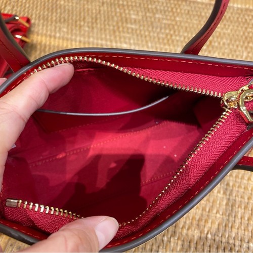Tory Burch Blake Mini Tote Lipstick Red 164018 - Picture 4 of 13