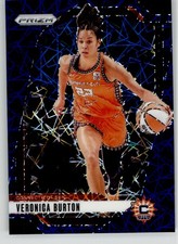 Veronica Burton 2024 Panini Prizm WNBA Blue Velocity Prizms 35 Connecticut Sun
