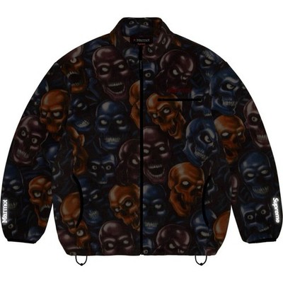 Supreme Marmot Fleece Jacket 'Skull Pile' — Size XL | eBay
