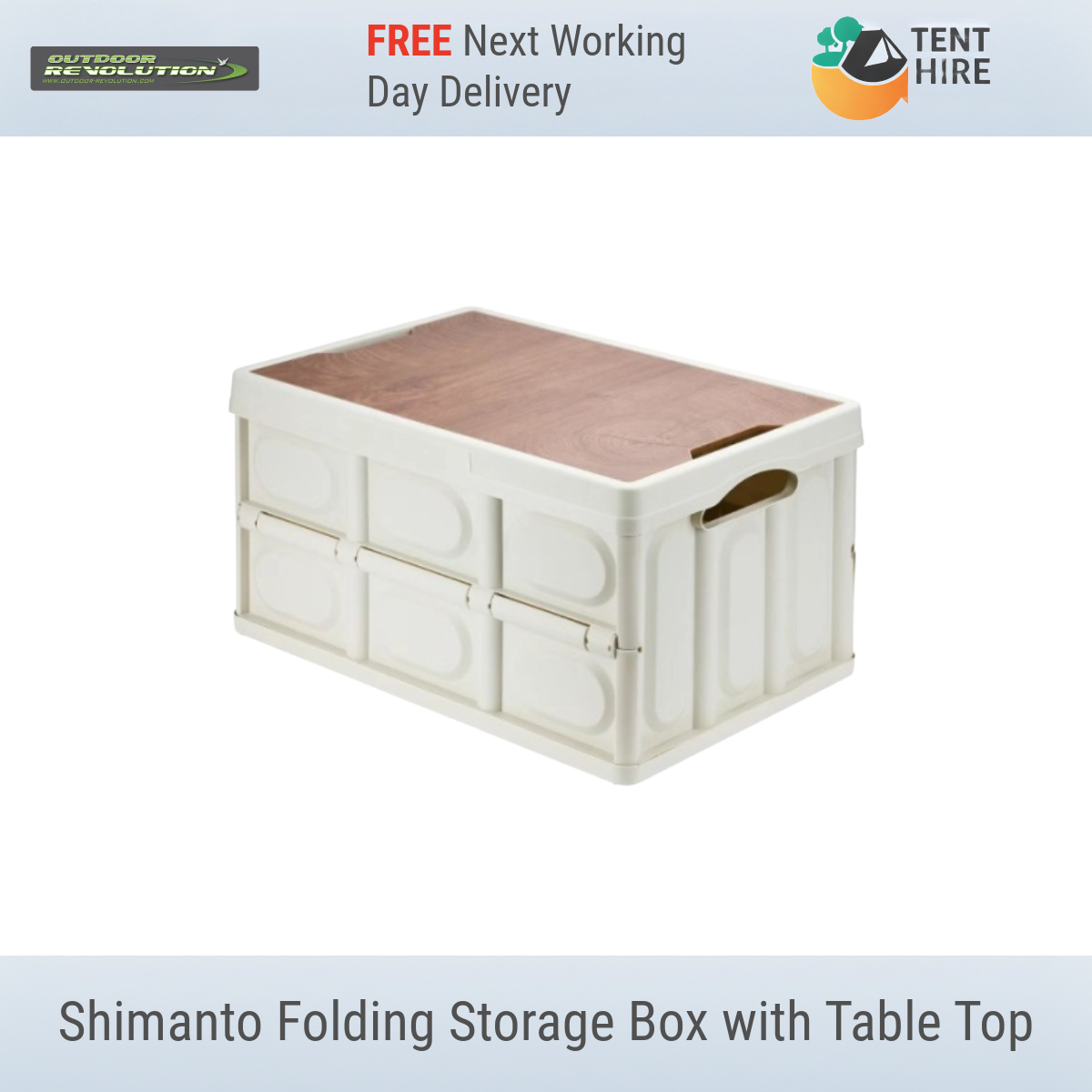 B&Q - Shimanto Folding Storage Box With Table Top - Image 4