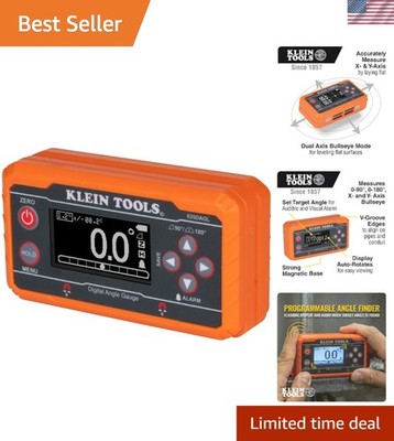 Digital Level Angle Finder with Programmable Angles, Measures 0-90 and 0-180 ...