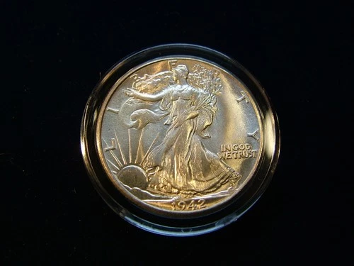 1942 WALKING LIBERTY HALF DOLLAR MS BU
