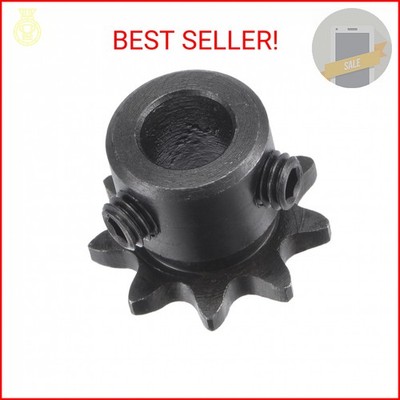 uxcell 9 Tooth Roller Sprocket B Type, #25 Chain, Single Strand 1/4'' Pitch, 8mm