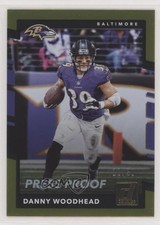 2017 Panini Donruss Press Proof Gold 12/50 Danny Woodhead #254 0c6