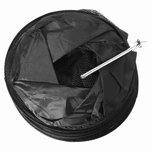 1.5M Fish Net Cage Fishing Tackle Care Creel 5 Layers Black E8O4