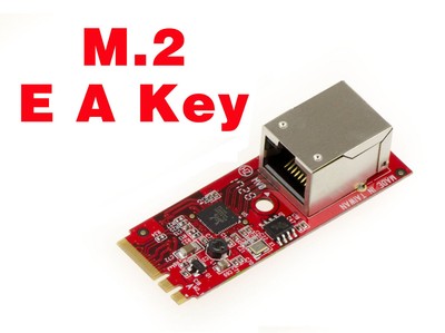 Karte Controller M2 (M.2 Ngff ) - Gigabit Ethernet - M2 A E Key - Premium Profi