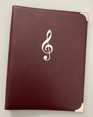 Chormappe A4 Notenmappe Classic Bordeaux by Rolf Handschuch Chor Auftrittsmappe