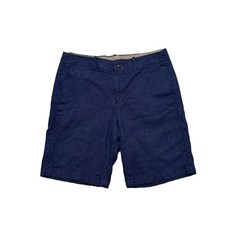 Gap Lived In Shorts Mens Size 33 Navy Blue Striped Flat Front