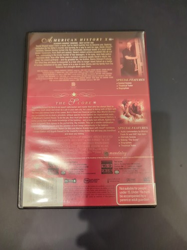 American History X / The Score DVD, (VERY GOOD) REGION 4 - Picture 2 of 6