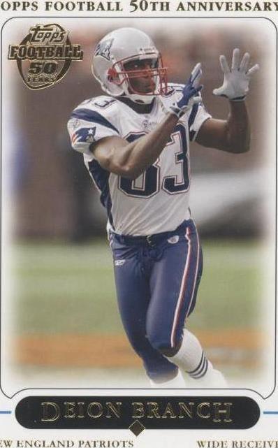 2005 Topps Deion Branch #273 - 1 of 2