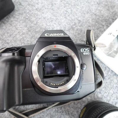 ⭐美品⭐Canon EOS650 + キヤノン EF 35-70mm Video*[AS IS] Canon EOS 650 AF 35mm SLR Film Camera EF 35