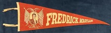 Vintage Francis Scott Key Frederick Maryland 26 In Pennant Star Spangled Banner