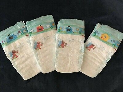 P&G Vintage 2009 Pampers Diapers sesame street size 3 Lot of 4 characters