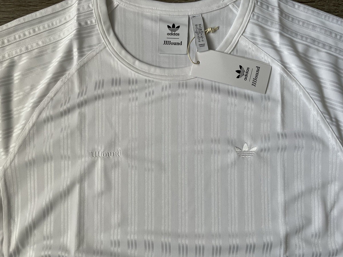 adidas Jjjjound Soccer Knit Jersey Men's sz XL White/White adidas Jjjjound Soccer Knit Jersey Men's sz XL White/White