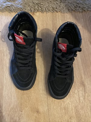 black vans 3.5