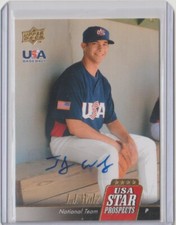 DEVIN ORTIZ 2014 USA BASEBALL #50 AUTO SN /299