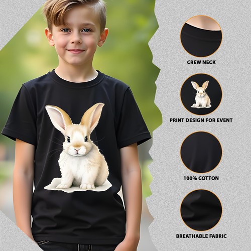Family Rabbit Happy Easter T-Shirt Tee Cute Holiday Party Matching Outfit #ED - Picture 6 of 24